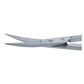 Henry Schein Scissors 4.5 in Iris Curved, 100-8820