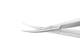 Rumex Castroviejo Universal Corneal Scissors, Small, Blunt Tips, 7.50 mm Blades, Length 102 mm, Stainless Steel, 11-011S