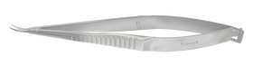 Rumex Castroviejo Curved Corneal Scissors, Medium, Blunt Tips, 13.00 mm Blades, Length 110 mm, Stainless Steel, 11-015S