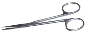 Rumex Knapp Straight Strabismus Scissors, Ring Handle, Length 115 mm, Stainless Steel, 11-100S