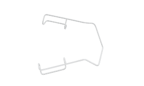 Rumex Barraquer Wire Speculum, Temporal, Fenestrated 14.00 mm Blades, Adult Size, Length 40 mm, Stainless Steel, 14-028S