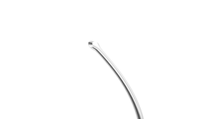 Rumex Stodulka ReLEx Smile Double Lenticule Spatula (Blunt Spoon And Flat Spatula), Length 130 mm, Round Titanium Handle, 20-207