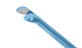 Rumex Utrata Capsulorhexis Forceps, Regular Tips, 11.50 mm Straight Jaws, Flat Handle, Length 82 mm, Titanium, 4-030T