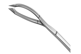 Rumex Small-incision Capsulorhexis Forceps with Double Cross-Action and Scale, Cystotome Tips, Micro-Thin Jaws, Flat Handle, Length 105 mm, Stainless Steel, 4-033S