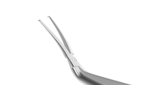 Rumex Capsulorhexis Forceps, Inamura Style, Cross-Action, 10.00 mm Curved Jaws, Length 115 mm, Stainless Steel, 4-0391S