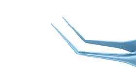 Rumex McPherson Angled Tying Forceps, 8.00 mm Tying Platform, Length 103 mm, Titanium, 4-174T