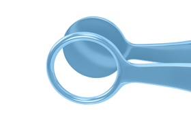 Rumex Lambert Chalazion Forceps, Medium, 12.00 mm Diameter, Length 97 mm, Titanium, 4-1909T