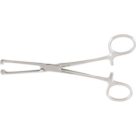 Miltex Allis-Nc Non-Crushing Tissue Forceps, 6" (155Mm), With Double Row Of Non-Traumatic Teeth., 16-25