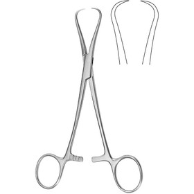 Miltex Adair Tissue Holding Tenaculum Forceps, 6-3/4" (170Mm)., 16-51