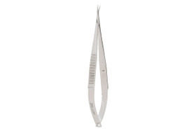 Miltex Micro Surgery Scissors Sharp Points, 5-3/4" (145Mm), Curved, 14Mm Blades, Flat Handles, 17-2040