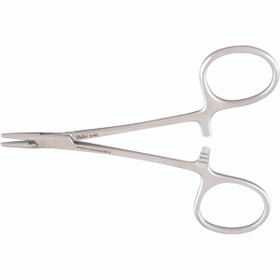 Converse Needle Holder, 4-3/8" (111Mm), Longitudinal Serrations, Large Finger Rings, 8-20