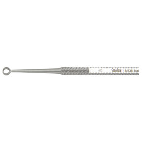 Miltex Heath Chalazion Curette 4-1/4" (109.3Mm), Size 3, One Sharp & One Blunt Edge, 3Mm Diameter, 18-536