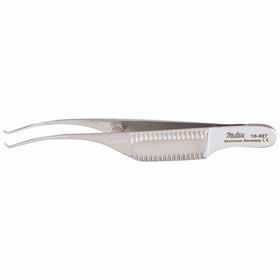 Miltex Troutman-Barraquer Colibri Type Corneal Utility Forceps, 3" (7.6 Cm), 1 X 2 Teeth, 0.4 Mm, Tying Platform, 18-827