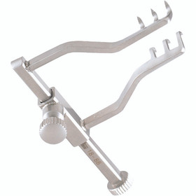 Miltex Goldstein Lacrimal Sac Retractor, 1-1/8" (2.8 Cm), 3 X 3 Pointed Prongs 5 Mm Deep, 18-88