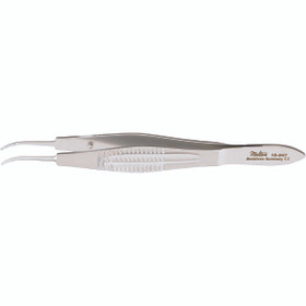 Miltex Harms Suturing Forceps, 4-1/8" (10.5 Cm), Curved, 11 Mm Wide Handles, Tying Platform, 0.6 Mm Wide At Tip, 18-947