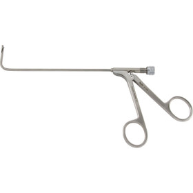 
Miltex Frontal Sinus Recess Giraffe Forceps, 5-1/2" Shaft, 2 X 4 Mm, 90 Degree Horizontal Jaws, Luer Lock Port/Cleaning, 20-1016