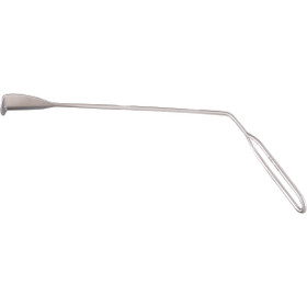 Miltex Lothrop Uvula Retractor, 8" (20.3 Cm) Shaft, Grooved Blade 40 X 18 Mm, 5 Mm Deep Lip, 20-835