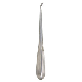 Miltex Spratt Bone Curette, Angled, Oval Cup, Size 6, 9" (22.9Cm), 26-1735