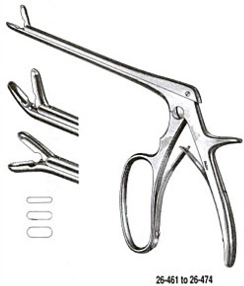 Miltex Ferris-Smith Pituitary Cup Jaw Rongeur, 7" (17.8 Cm) Shank, 6 X 12 Mm Jaws, Straight (Cloward Patt.), 26-474