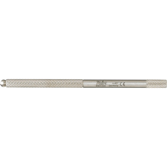 Miltex Miniature Blade Handle, 4" (100Mm) Round Knurled (3K Type), With Self-Locking Chuck, 4-401