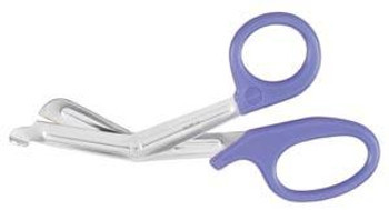 Miltex High Quality Universal Scissors, 7-1/2" (19.1 Cm), Needle Destroyer, Serrated, Purple Handle, 5-1028
