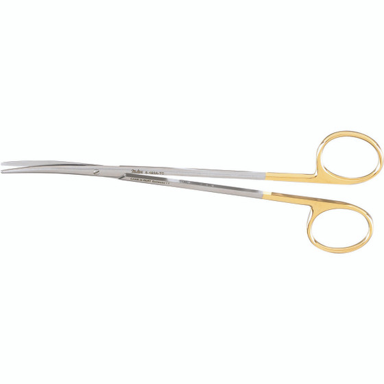 Miltex Delicate Pattern Metzenbaum Scissors, 7" (179Mm), Curved, Blunt Points, Tungsten Carbide., 5-182A-TC