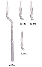 Osteotome With Stop 6-1/4, Convex,Curved, 2mm Wide, 62-144