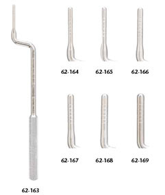 Osteotome 5-3/4, Curved, 3.5mm Wide, 62-167