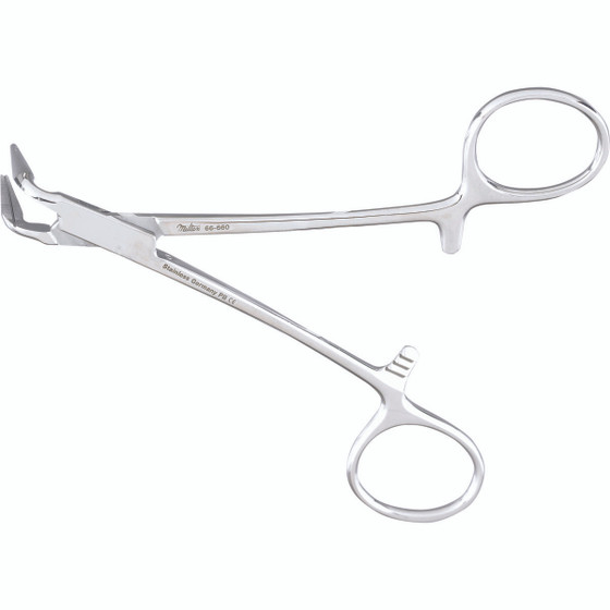 Silver Point Holding Forceps, Root Tip Forceps, Grooved Jaws, 4-3/4" (12.1 Cm), 66-660