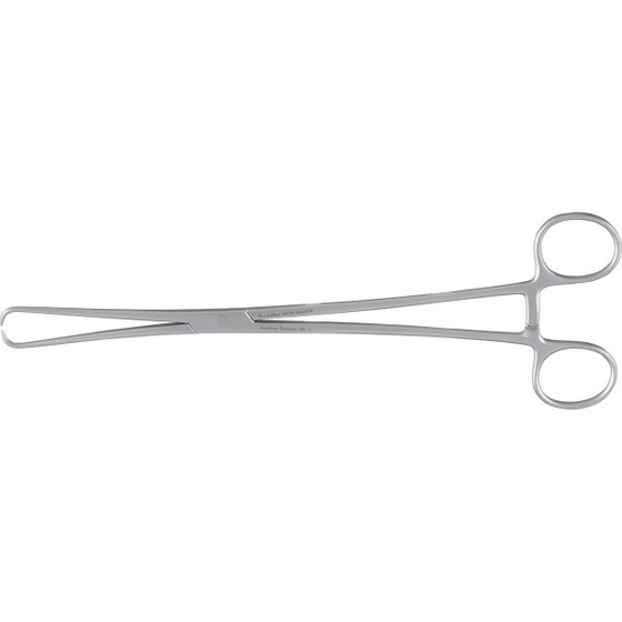 Meisterhand Schroeder Tenaculum Forceps, 10" (254mm), Rounded Jaw With Non-Overlapping Atraumatic Tips, MH30-966ATR
