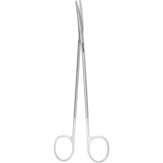 Meisterhand Metzenbaum Scissors, 7" (179mm), Delicate Pattern, Curved, Blunt Points, Tungsten Carbide, MH5-182A-TC