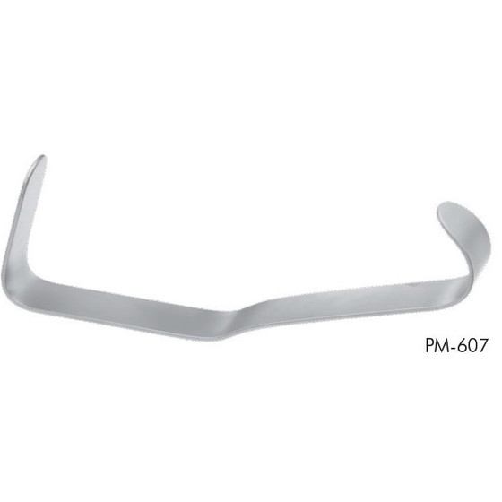 Padgett Cronin Cheek Retractor, Length= 6" (152 mm), Width= 19 mm, PM-607