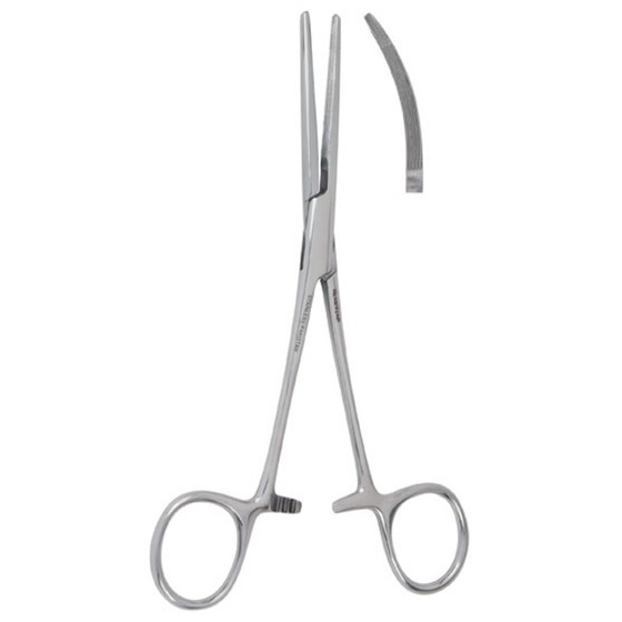 Rochester-Carmalt Forceps, 6-1/2, Curved, V97-172
