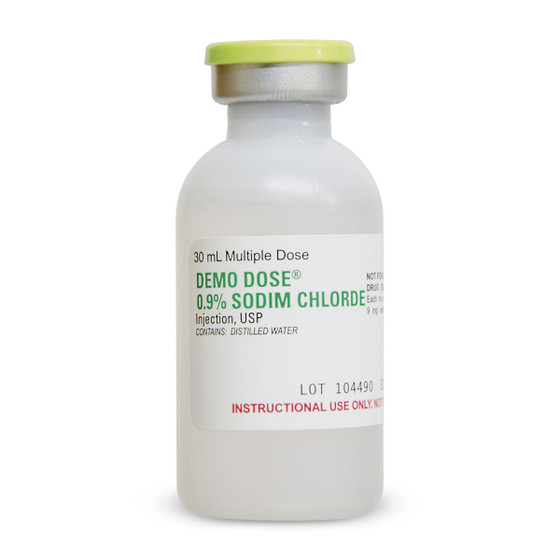 Demo Dose 0.9% Sodium Chloride Injection Bacteriostatic - 30 mL, PN01045