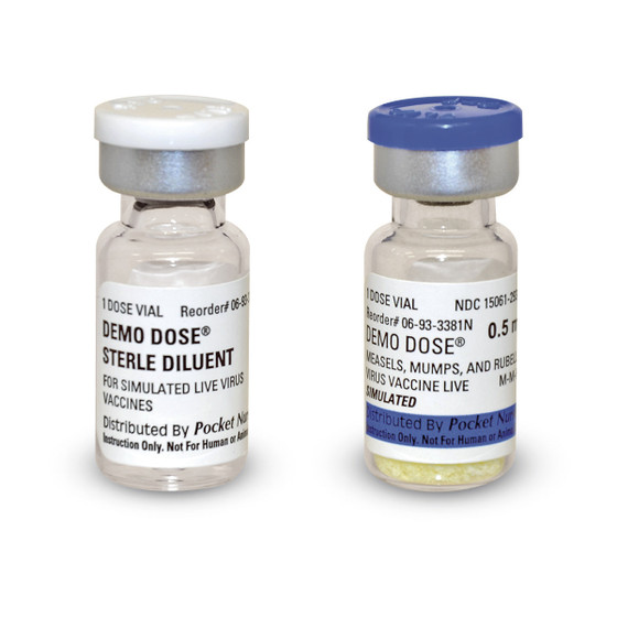 Demo Dose Measles, Mumps, And Rubella (Mmr) A&B - 2 Ml, PN01103