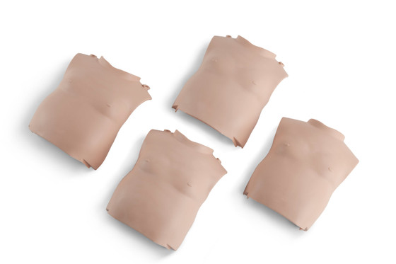 Prestan Professional Infant Manikin Torso Skin, 4-Pack (Medium Skin), PR00119M