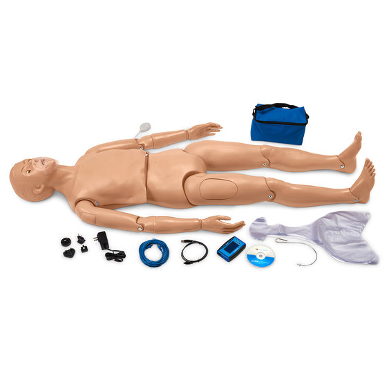 Gaumard CPR Simon Full-Body Simulator With Omni Code Blue Pack - Light, SB51892 L