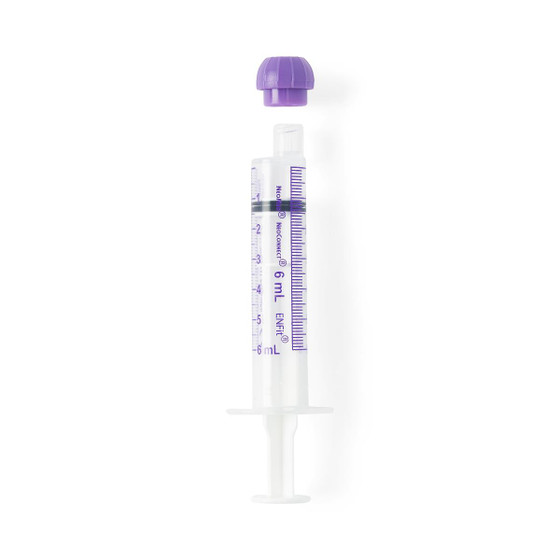 Oral Medication Syringe NeoMed 6 mL Enfit Tip Without Safety, BP-S6NC