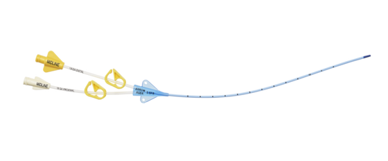 Pressure Injectable Arrowg+ard Blue Advance Two-Lumen Midline, AGBA PI MIDLINE 2-L: 5.5FR X 15CM, 5/Case