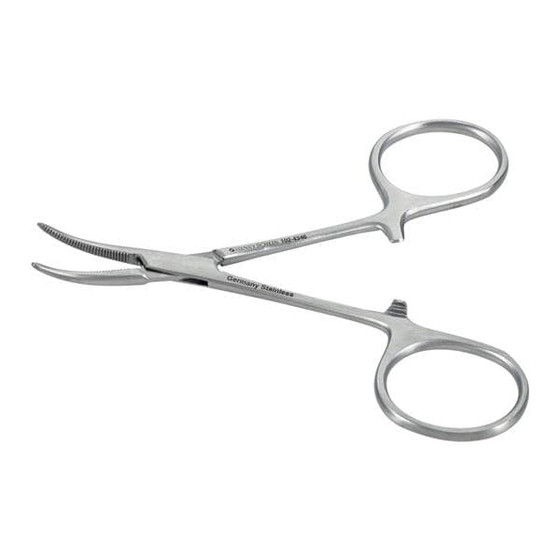 Hartman-Mosquito Hemostatic Forcep Curved 3-1/2" Stainless Steel Autoclavable