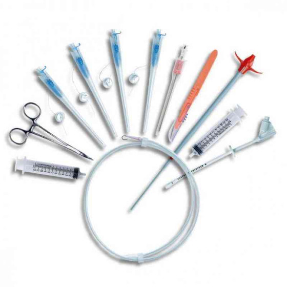 Mic-Key Introducer Kit for Gastronomy Feeding Tube, 18G Needle, 20 Fr Diameter, 24 Fr Dilator, 98434