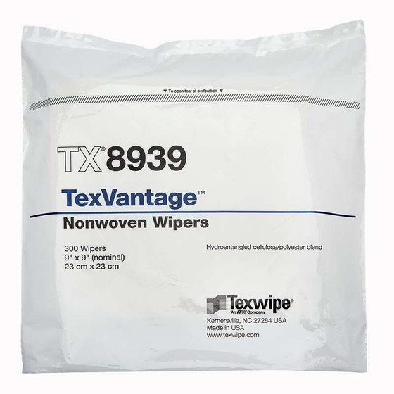 Texwipe TexVantage Cellulose/Polyester Wipers, 6000/Case