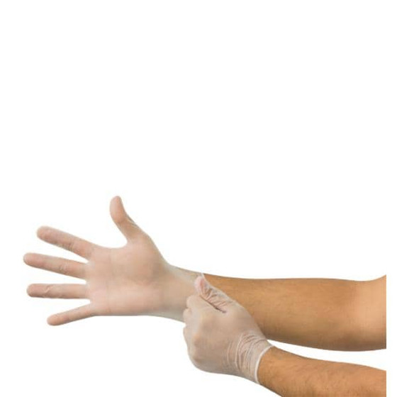 MICROFLEX Derma Free Vinyl Exam Gloves, Non-Sterile