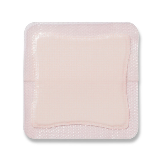 Thin Foam Dressing Allevyn Gentle Border Lite 6 X 6 Inch With Border Film Backing Silicone Gel Adhesive Square Sterile, 60/Case