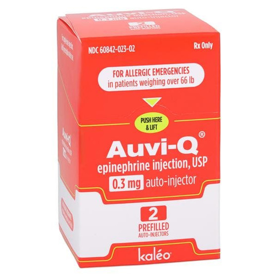 Auvi-Q Injection 0.3mg Auto-Injector 2/Package