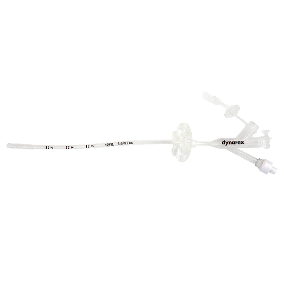 Gastrostomy Tube, 3 port, NON-ENFit 24FR, 5/Box