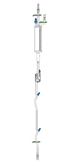 Primary PLUM MICRODRIP 150 mL Burette Set, CLAVE Additive Port, CLAVE Secondary Port, 2 CLAVE Y-Sites, Secure Lock, 114 Inch, 48/Case