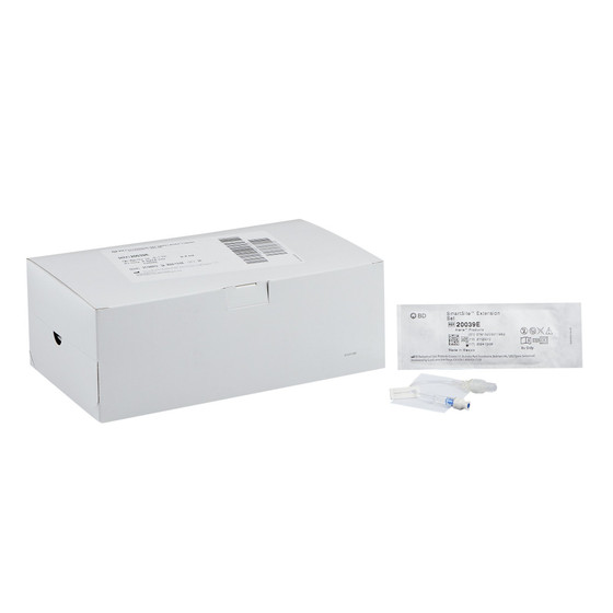 IV Extension Set Maxplus Clear Needle-Free Port Standard Bore 8-1