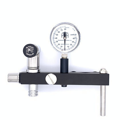 Arm, Universal Control, Single Tube System, Gauge, Bag Nipple, 22mmMx15mmF Outlet, w/ 00-113 Scavenger Valve, 00-115