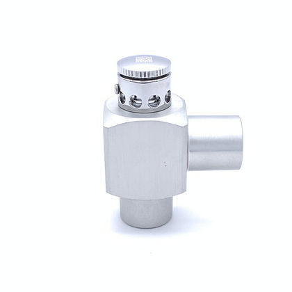 Adapter, Mask Elbow, w/Adjustable Pop-Off Valve (Large), 22mmM x 22mmM/15mmF, Aluminum, 00-247